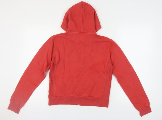 Ralph Lauren Red Women's M Hoodie, Full Zip, University