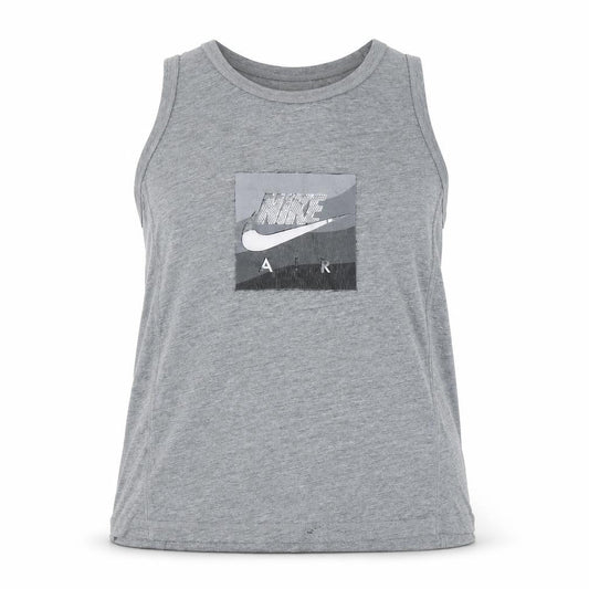 Nike Men's Grey Tank Top M - Gym & Running Activewear