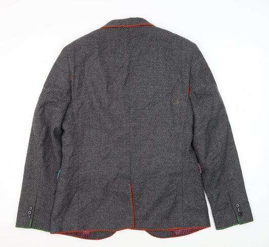 Burton Menswear London Men's Grey Blazer M