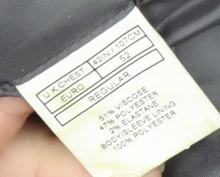 Moss Esq. Men's Blue Blazer, Size 42, Regular Fit