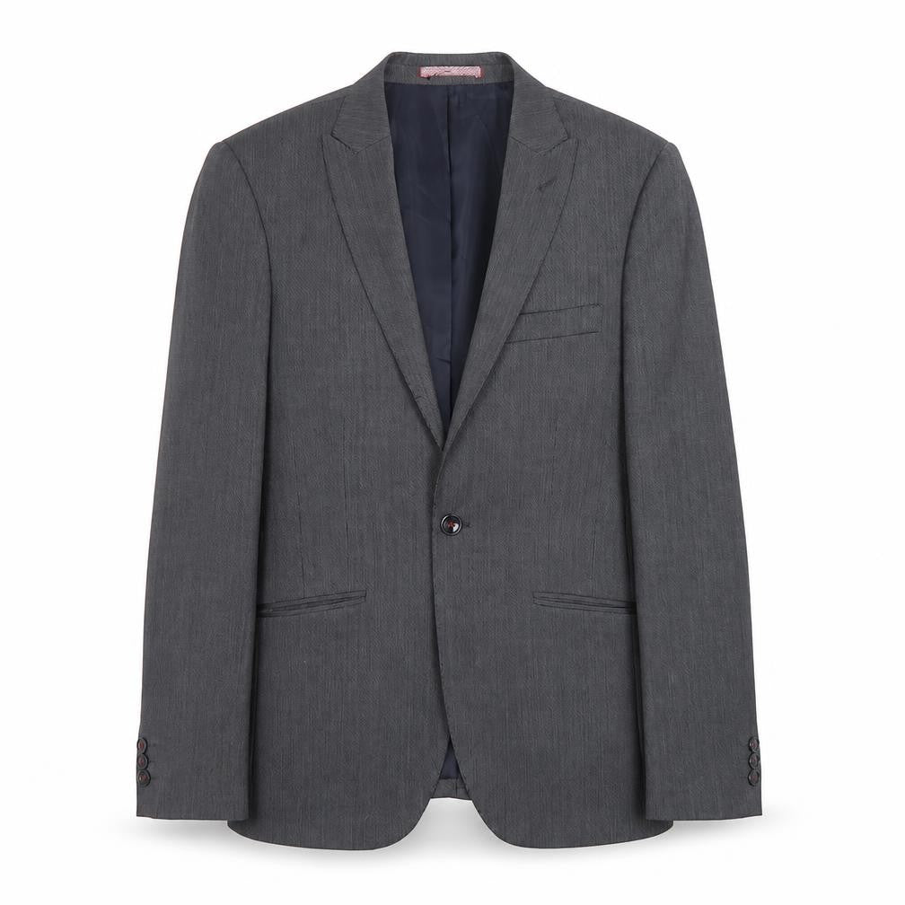 Marks and Spencer Men's Grey Slim Suit Jacket 36R