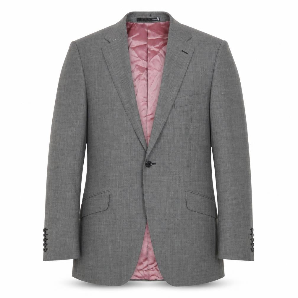 Marks and Spencer Men's Grey Wool Blazer, Size 42L