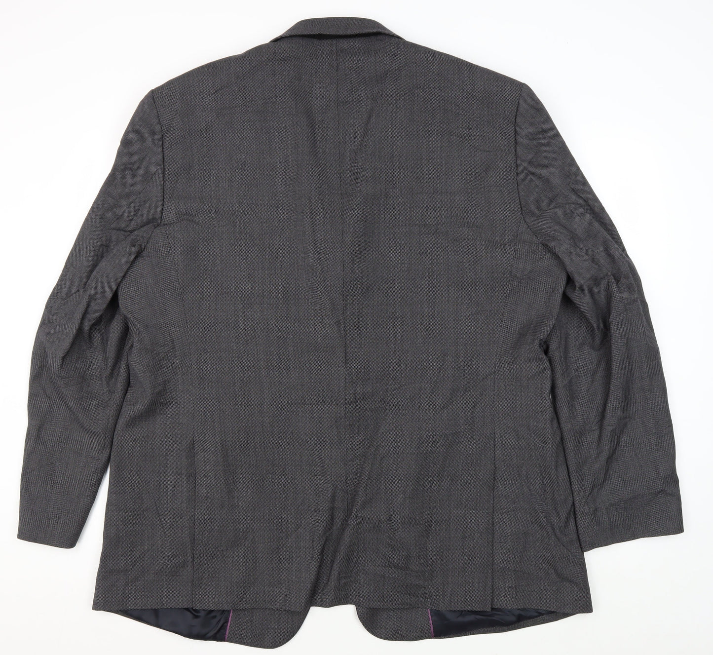 Brook Taverner Grey Wool Men's Blazer 50 Regular