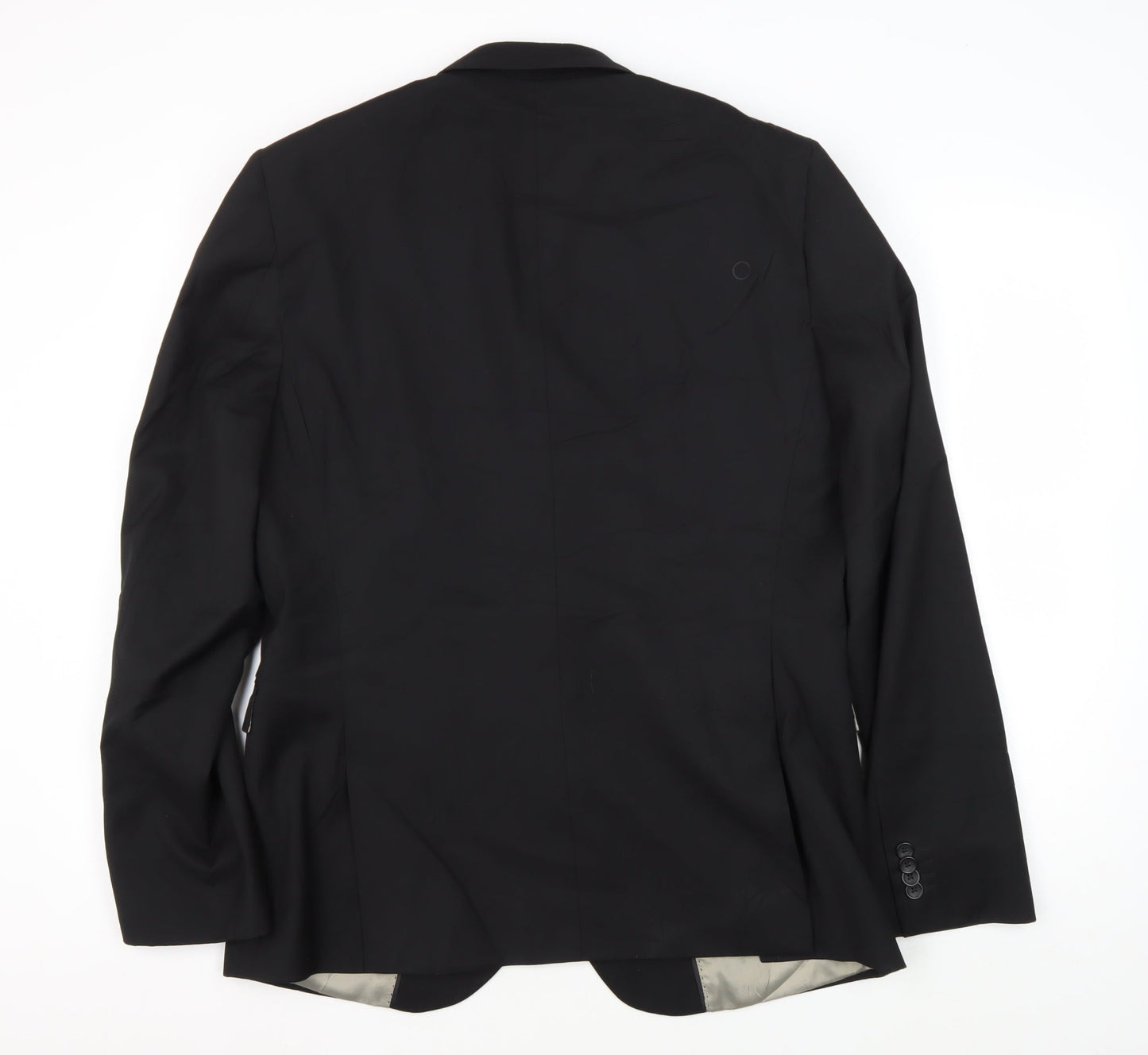 Topman Men's Black Slim Fit Blazer, UK 42