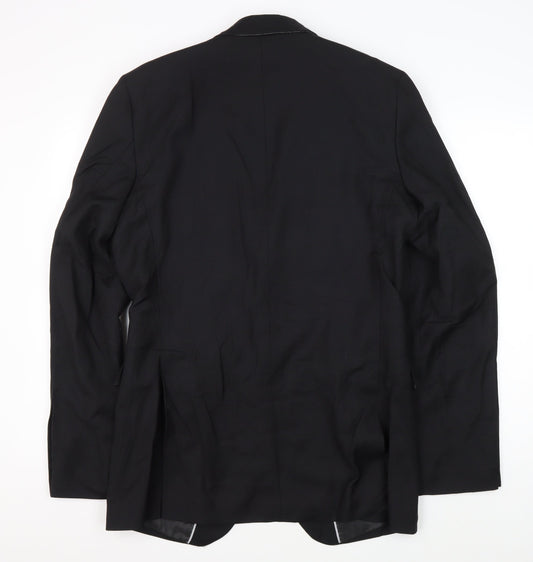 Marks and Spencer Black 40XL Men's Blazer - Classic Fit, Formal