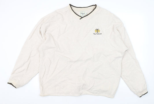 E. Magrath Men's Beige XL Pullover Sweatshirt