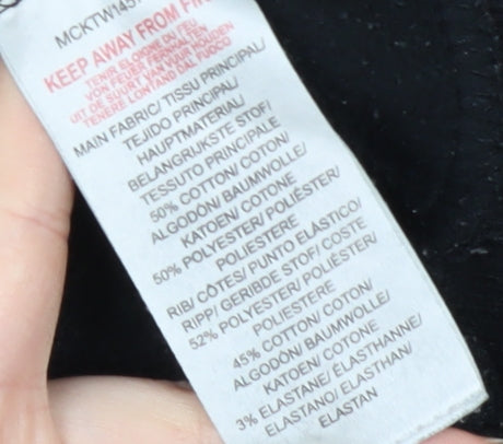 McKenzie Unisex Black XL Pullover Sweatshirt