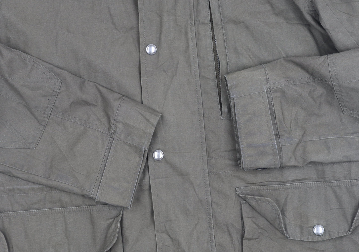 H&M Unisex Green Parka Jacket M Casual Outdoor