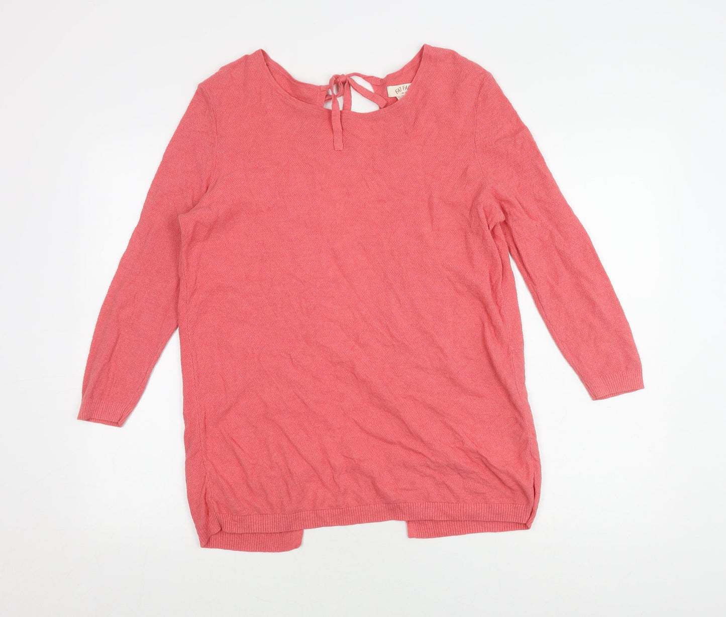 Fat Face Women’s Pink Cardigan UK 10 Long Sleeve