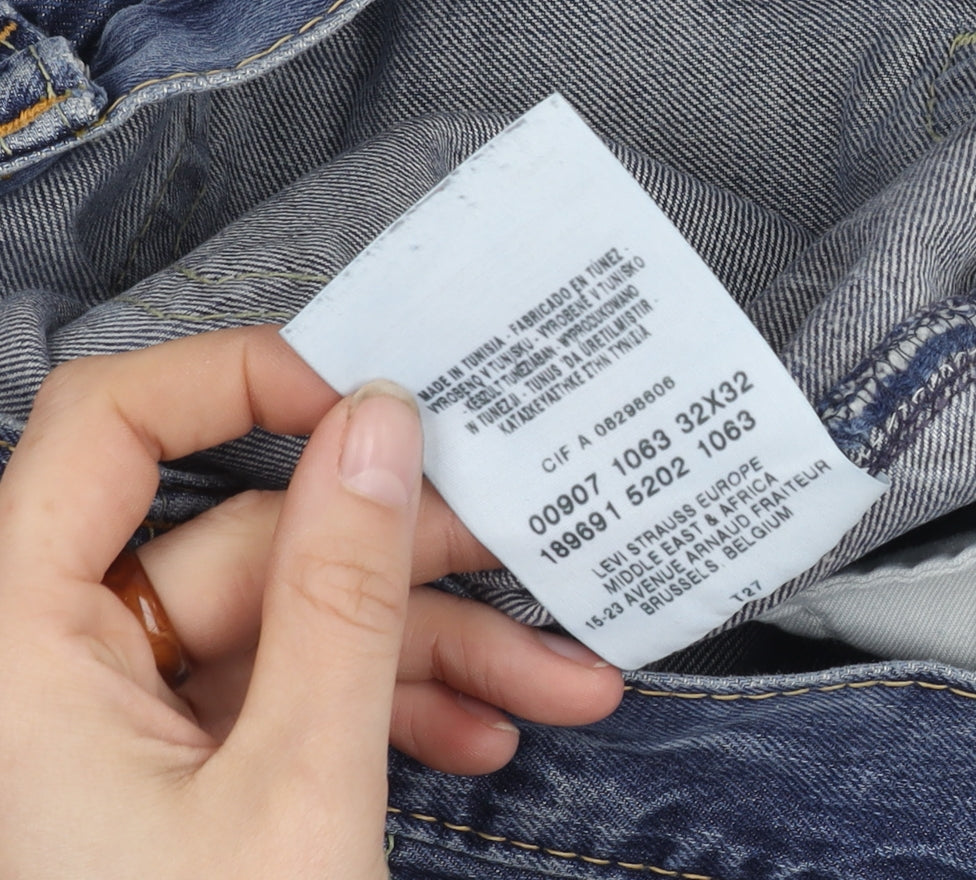 Levi Strauss Blue Straight Jeans - UK 4, Classic Fit