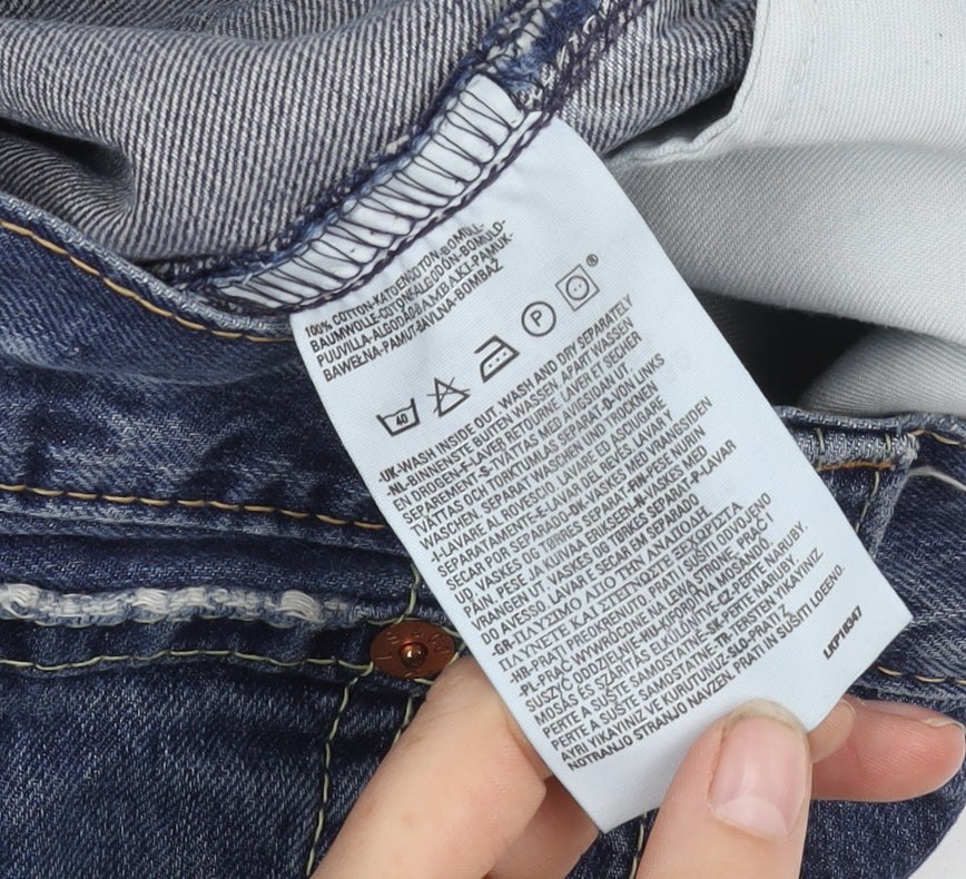 Levi Strauss Blue Straight Jeans - UK 4, Classic Fit