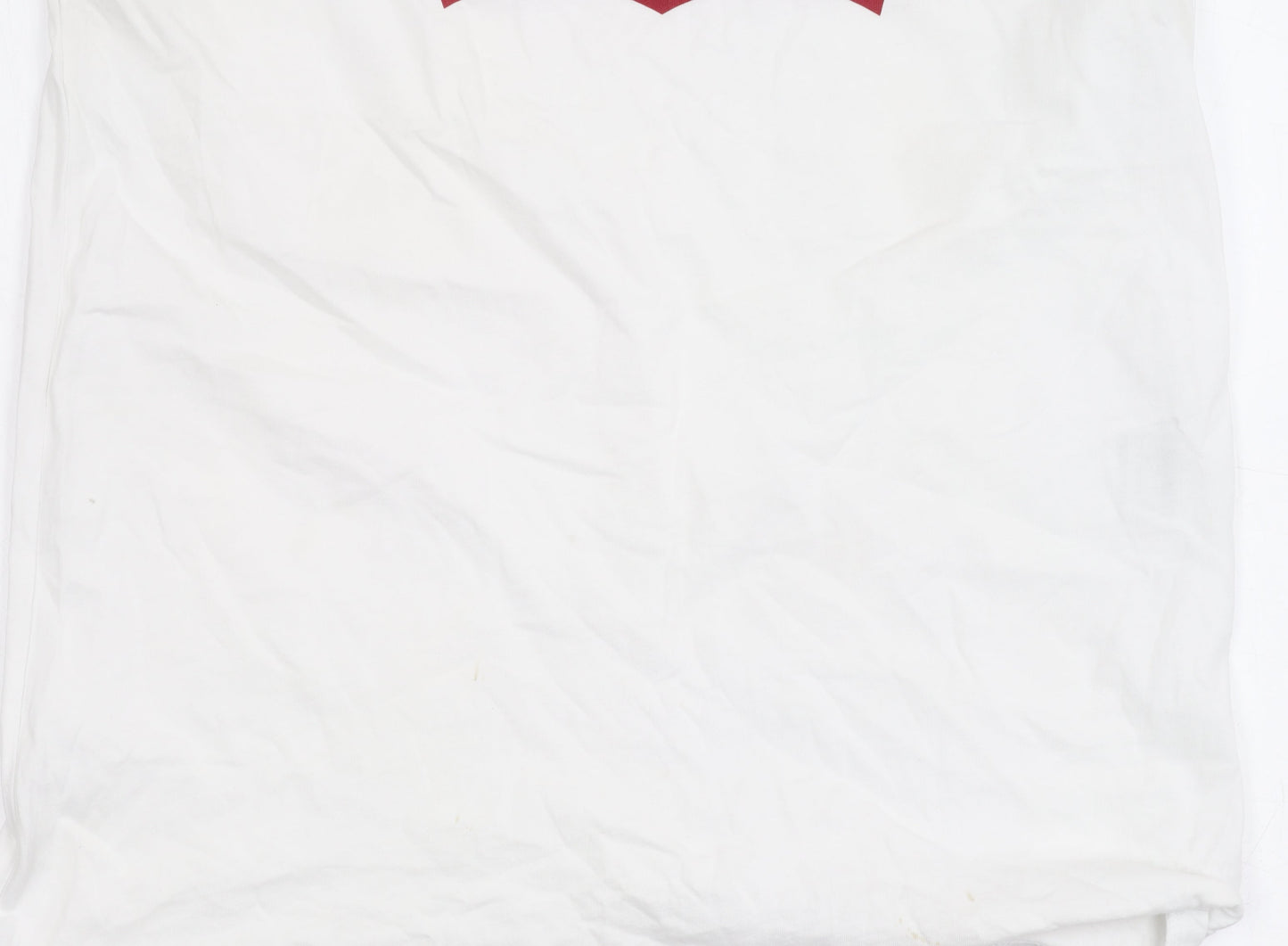 Levi's Women's White T-Shirt Medium Casual