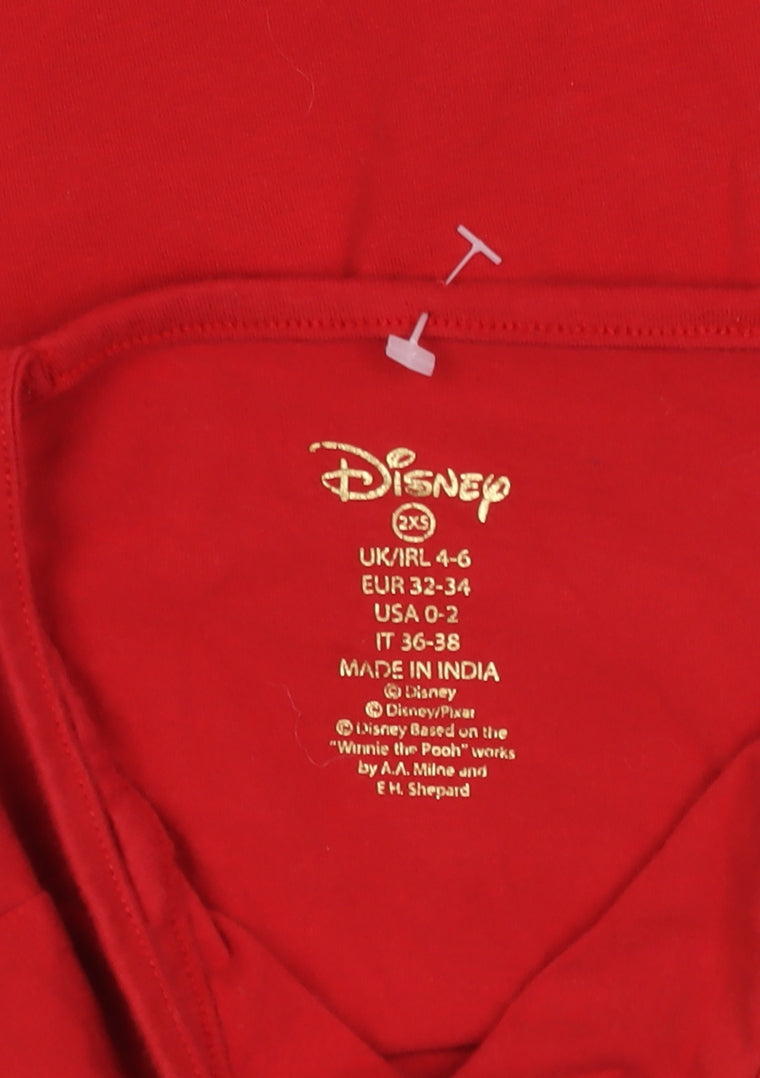 Disney Women's Red Camisole Tank 2XS - Spaghetti Straps