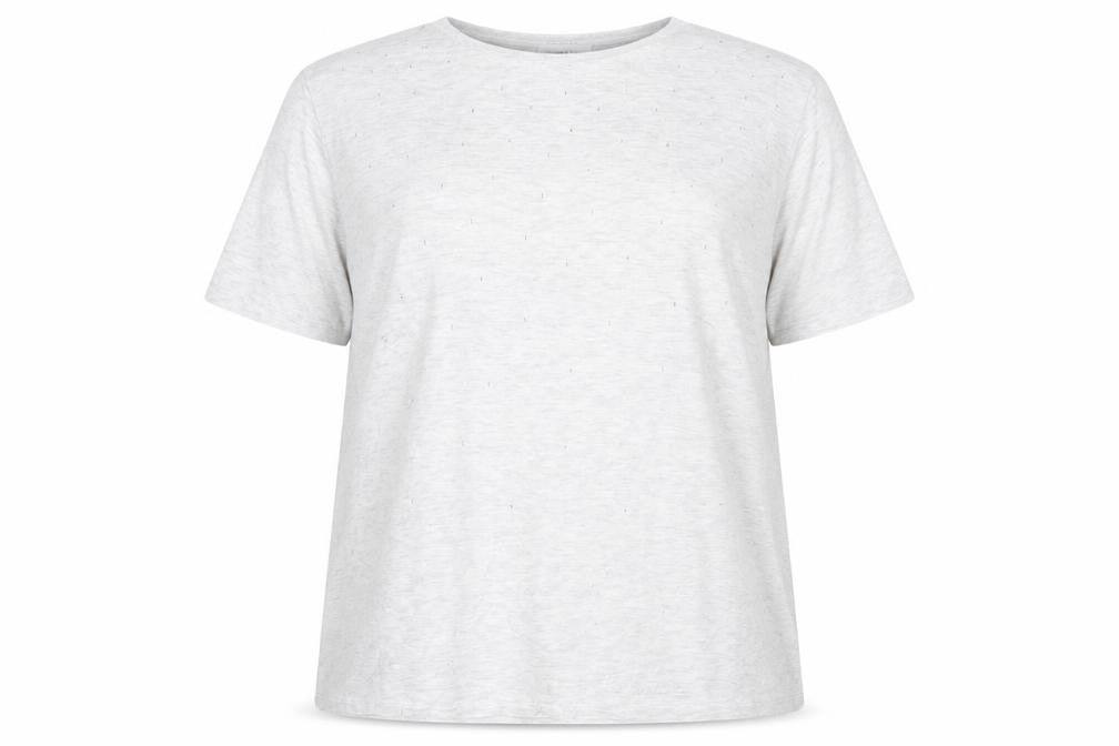Simply Be Women's Grey Basic T-Shirt Size 18