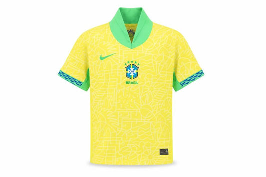 Nike Boys Yellow Football Jersey 2XS Athletic Collared