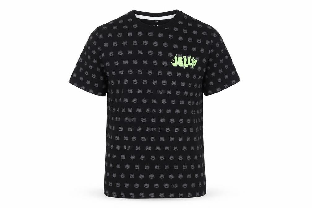 Jelly Boys Black Graphic Print T-Shirt M Pullover