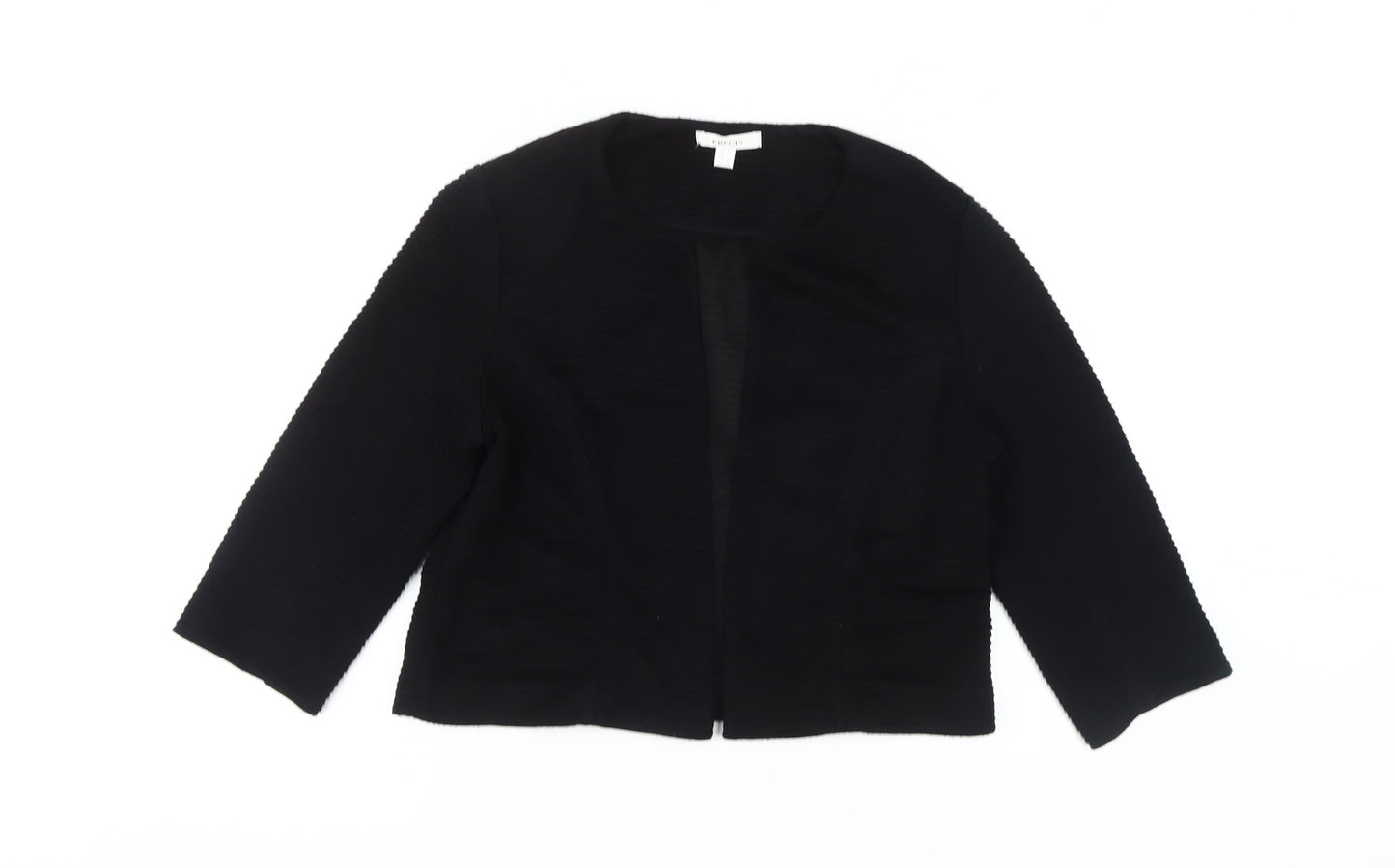 Precis Women's Black Jacket Size 12 - Elegant Wardrobe
