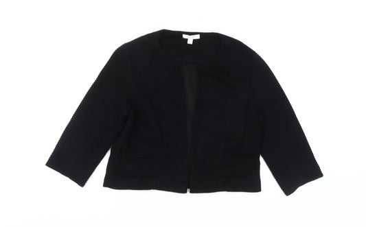 Precis Women's Black Jacket Size 12 - Elegant Wardrobe