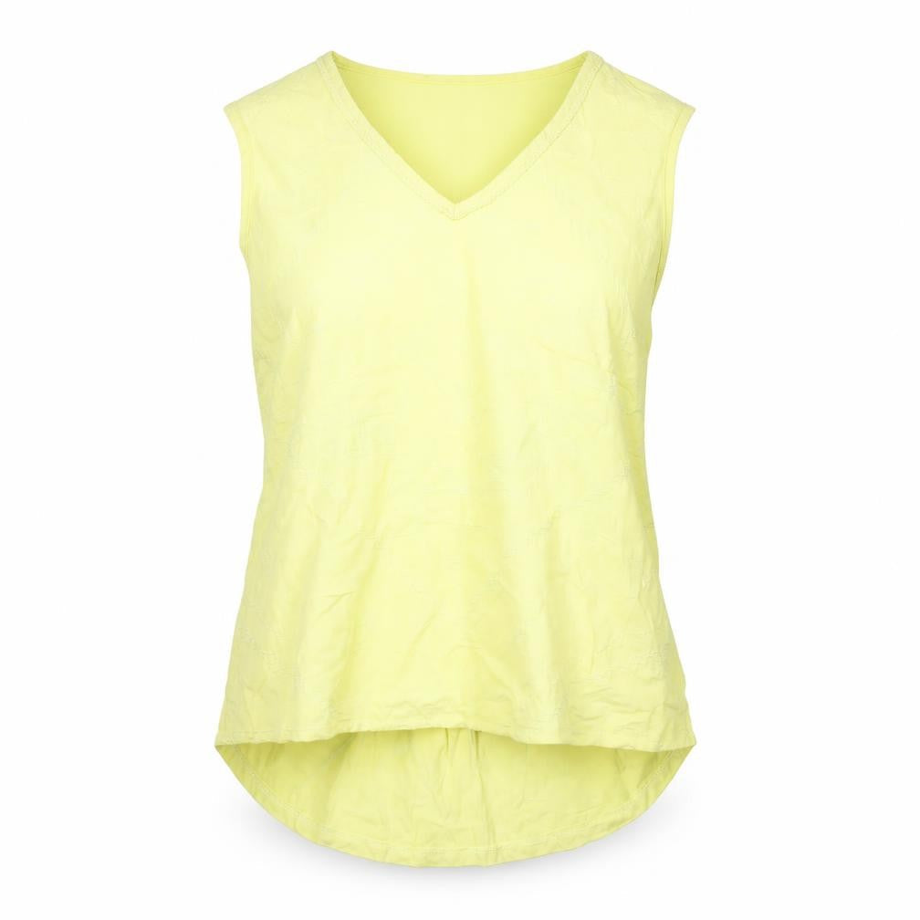 Marks and Spencer Women's Yellow Tank Top, Size 14