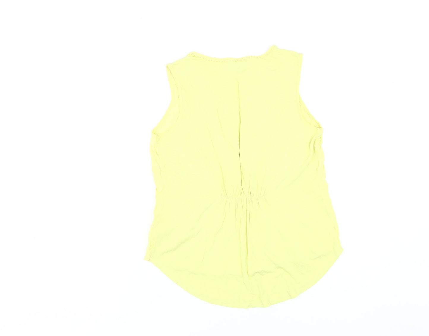 Marks and Spencer Women's Yellow Tank Top, Size 14