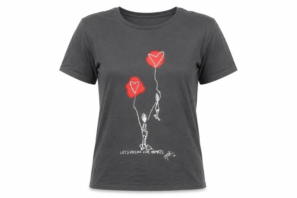 Comic Womens Relief T-Shirt, Black, S, 100% Cotton