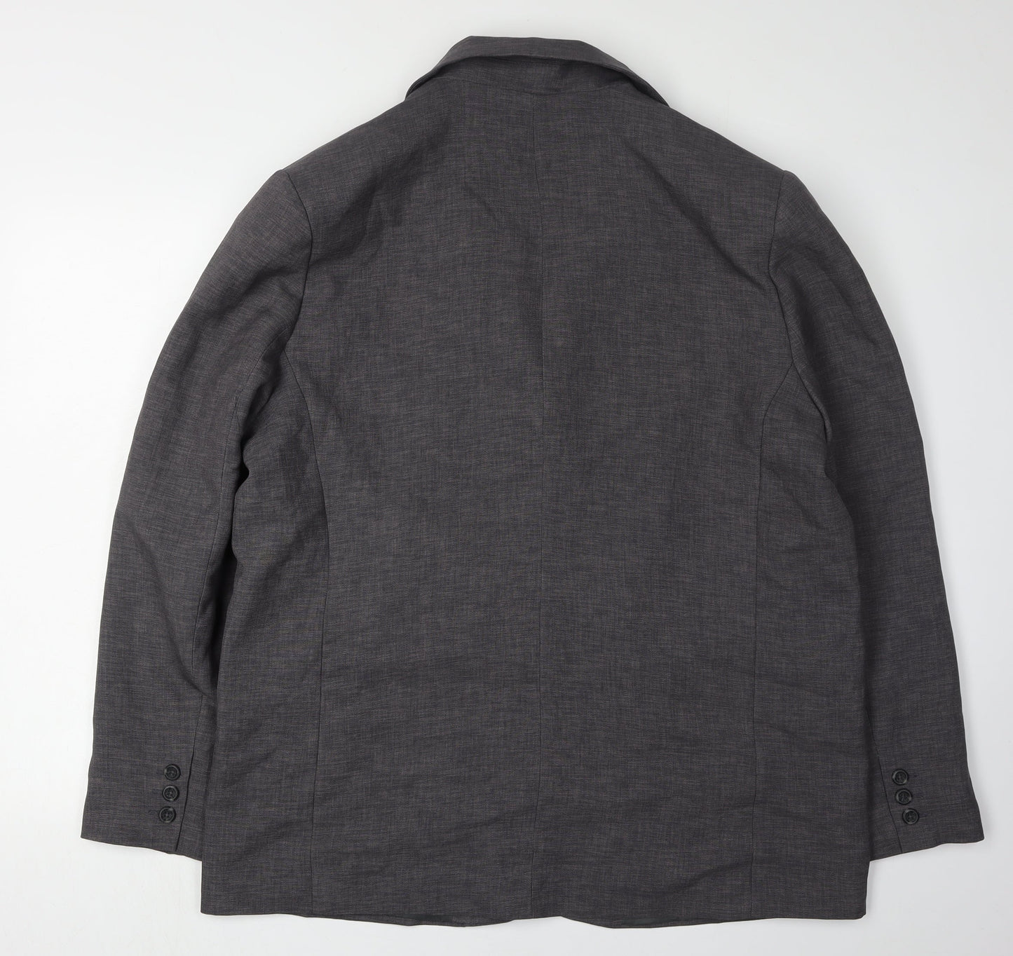 ASOS Design Women's Grey Suit Jacket, Size 16, Lined, New