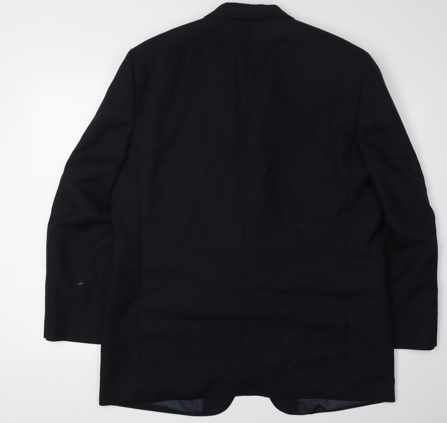 Hugo James Men's Black Blazer, Size 44R, Classic Style