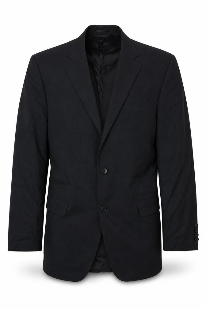 Mens 42 Chest Regular Paul Costelloe Black Two-Button Blazer
