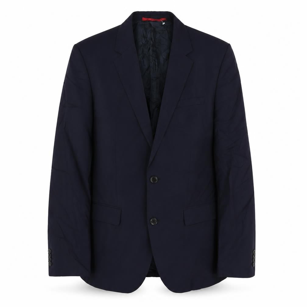 Mens 38 Chest Regular HUGO BOSS Blue Two-Button Blazer