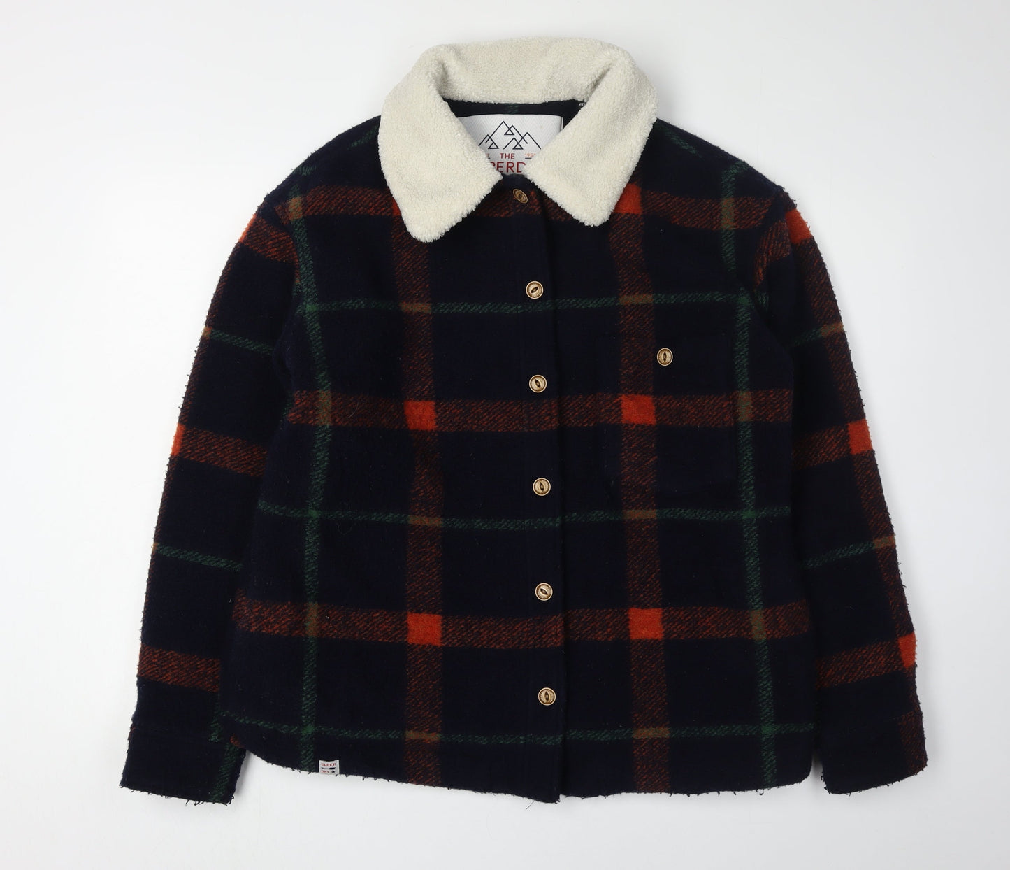 Superdry Women's Multicoloured Check Jacket, Lined