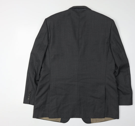 Marks and Spencer Men's Grey Wool Blazer 42R