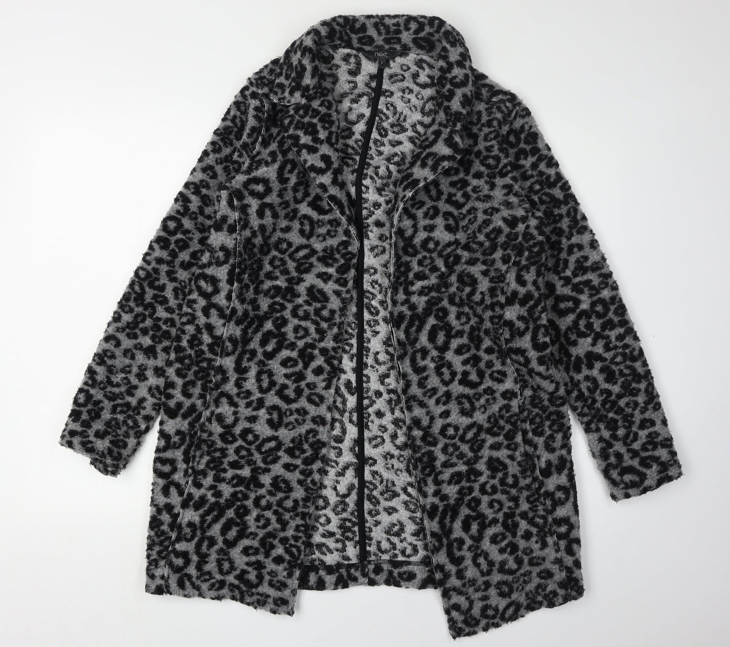 Next Women's Grey Animal Print Long Sleeve Jumper