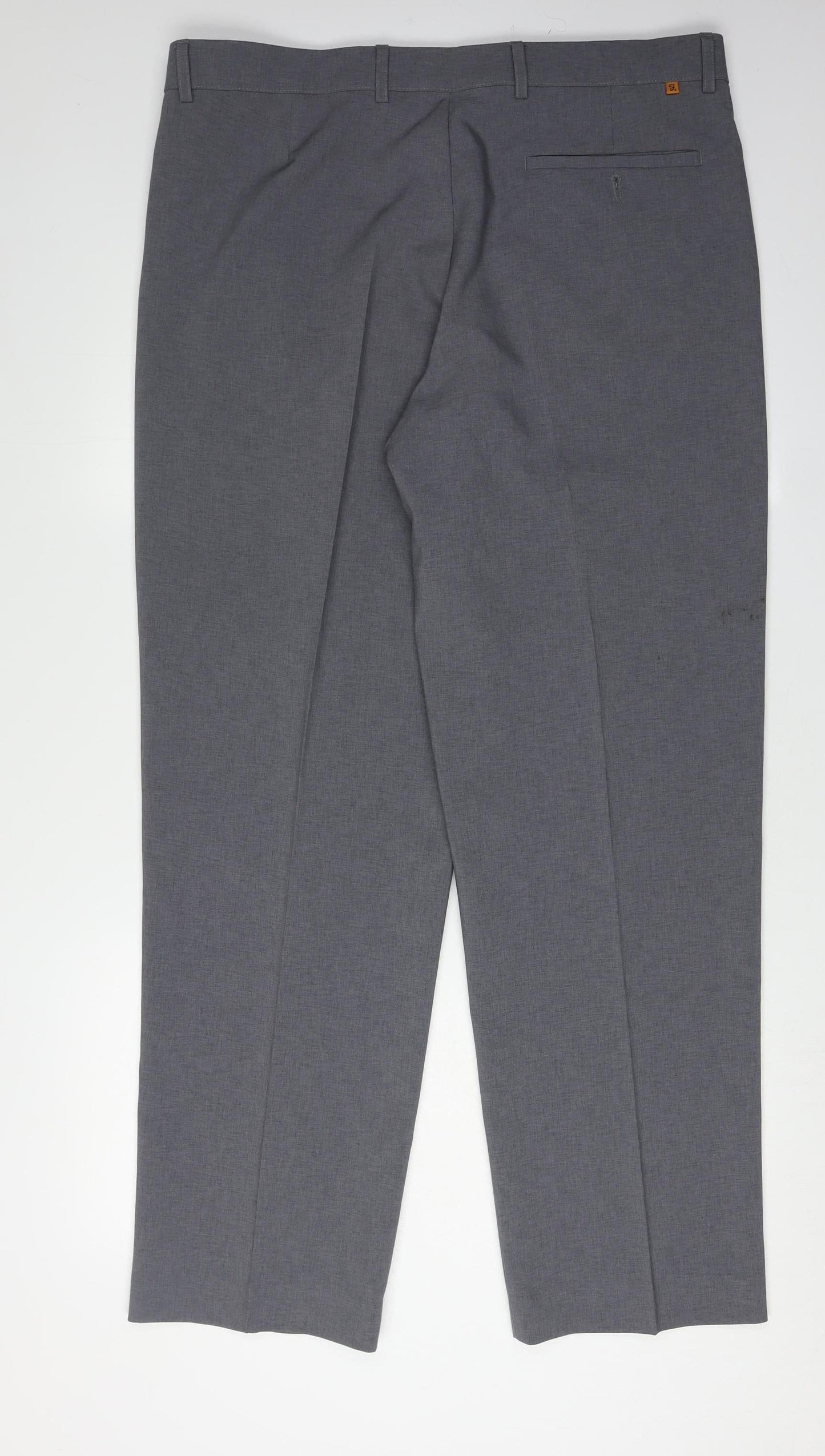 Farah Men's Grey Dress Pants, Size 38