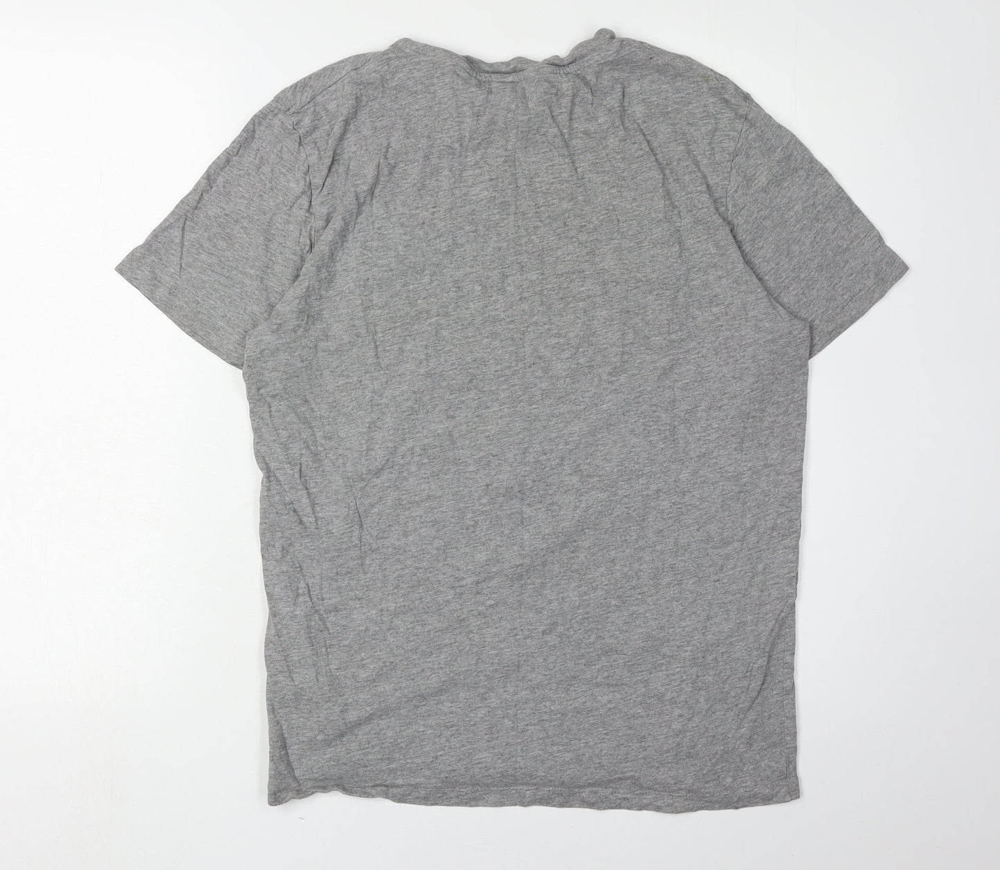 Jack & Jones Grey Graphic Print T-Shirt, Size L