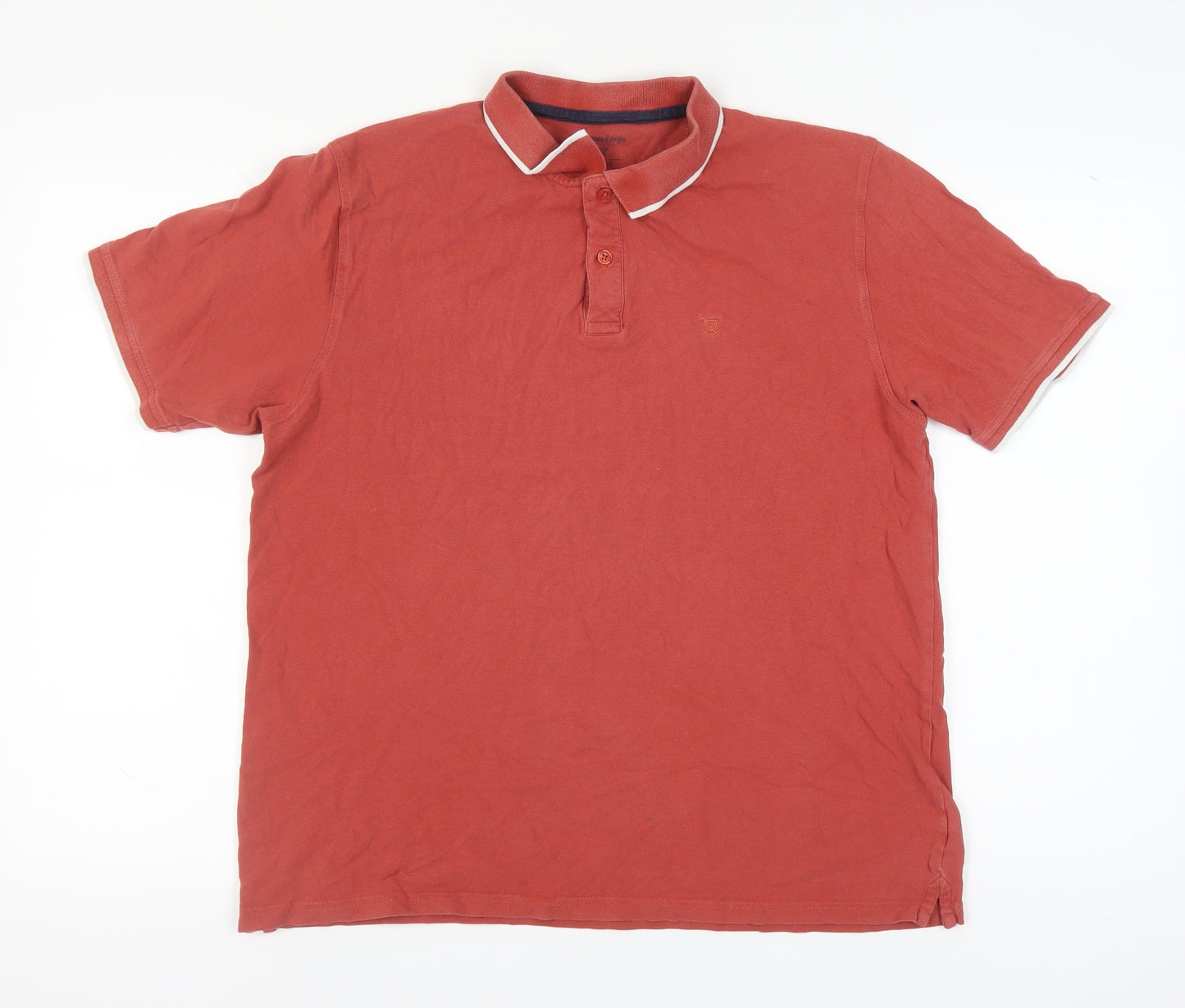 James Pringle Men's Red Polo Shirt - Large