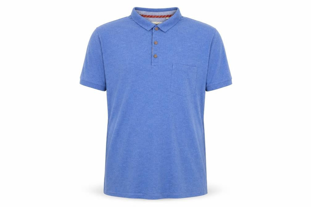 Brave Soul Men's Blue XL Polo Shirt Short Sleeve