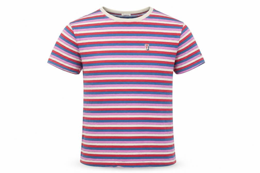 Mens UK Size M Tommy Jeans Multicoloured  Cotton T-Shirt