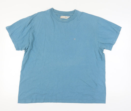 Emporio Armani Men's Blue 2XL Crew Neck T-Shirt
