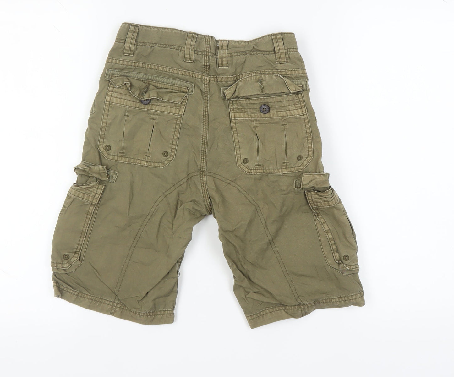 Kangaroo Poo Boys Green Cargo Shorts 9-10 Years