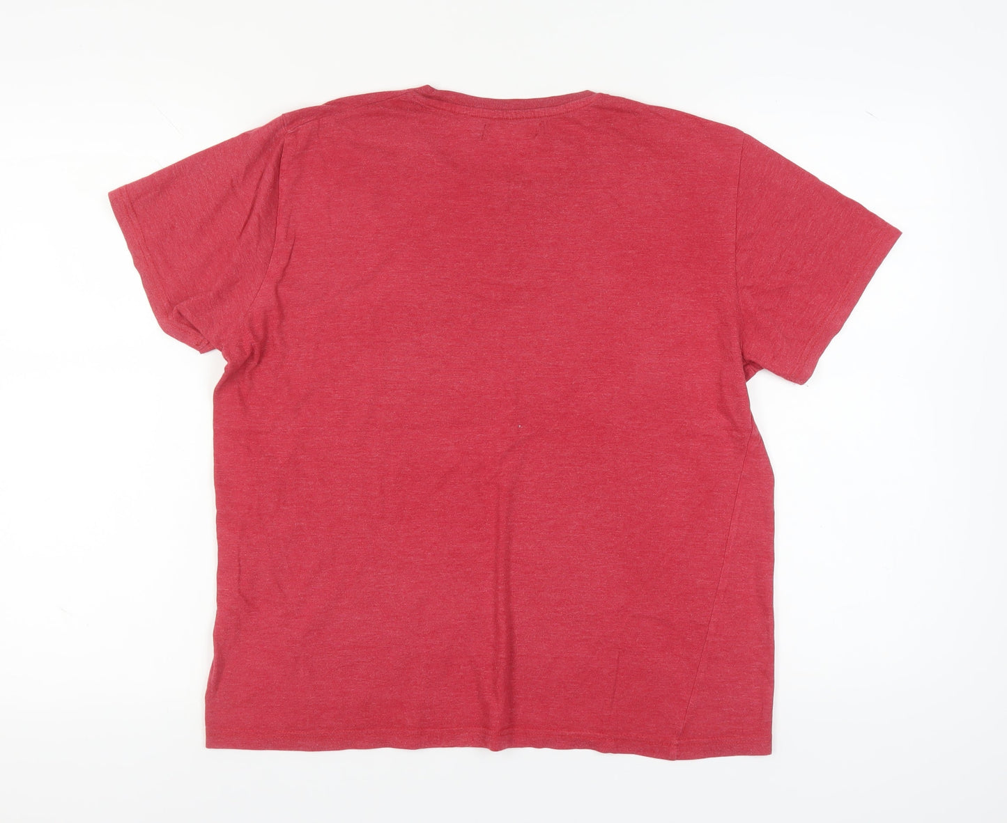 Pierre Cardin Men’s Red Retro Graphic T-Shirt L