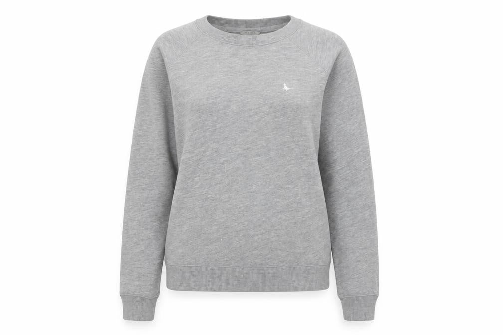Womens UK 10 Regular Jack Wills Grey Pullover Sweatshirt