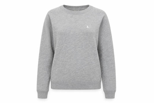 Womens UK 10 Regular Jack Wills Grey Pullover Sweatshirt