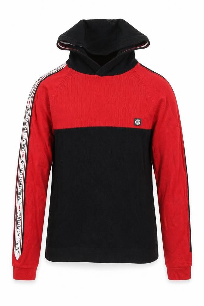 Next Boys Red & Black Pullover Hoodie - 11-12 Years