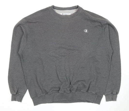 Champion Men's Grey XL Pullover Sweatshirt