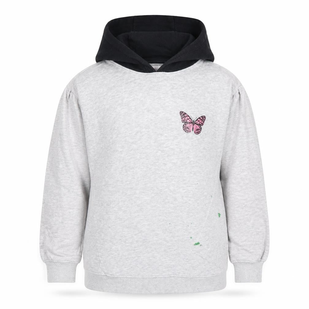 THREEADGIRLS Boys Grey & Black Pullover Hoodie 9-10Y