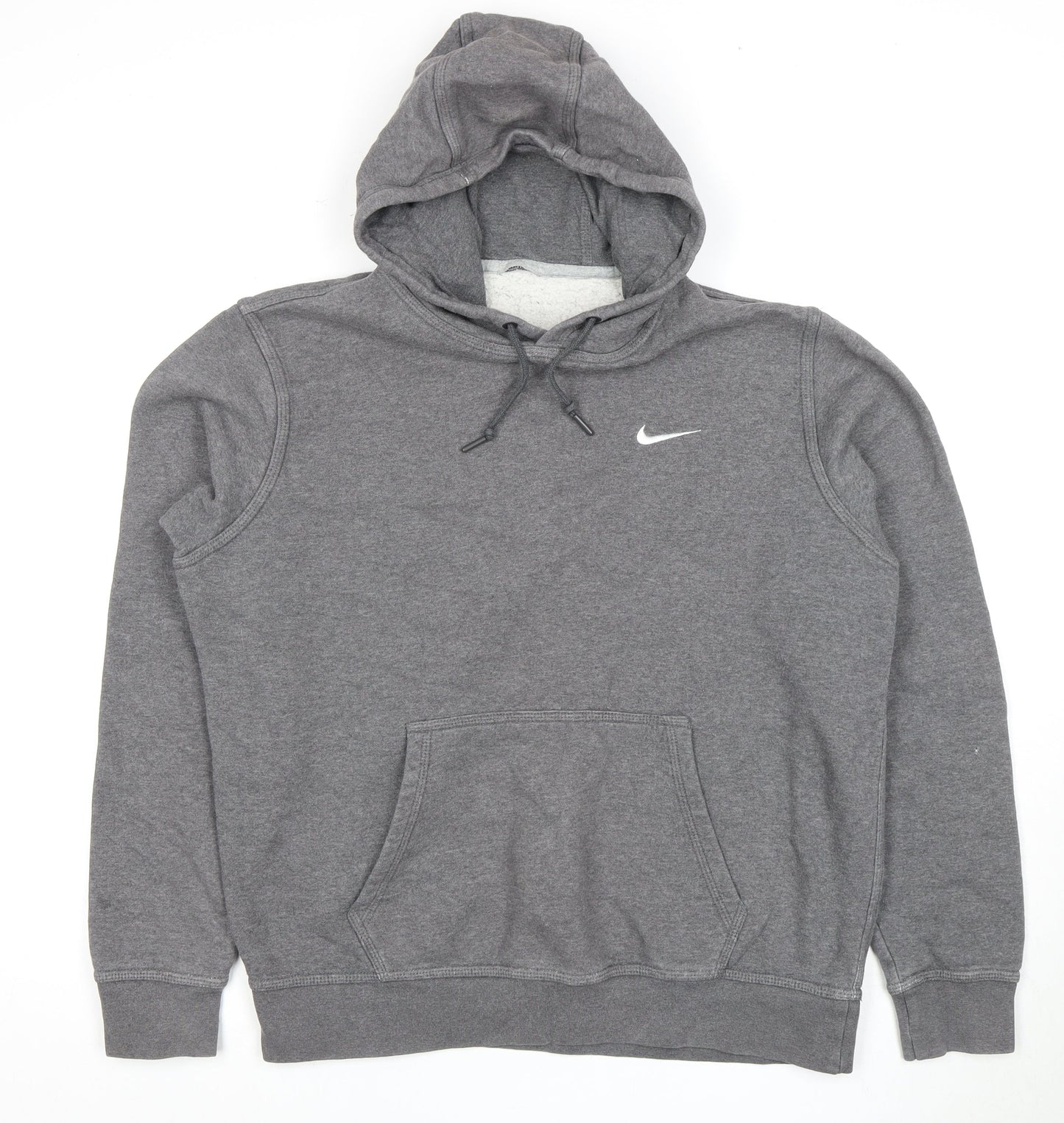Nike Men's Grey Pullover Hoodie Size L