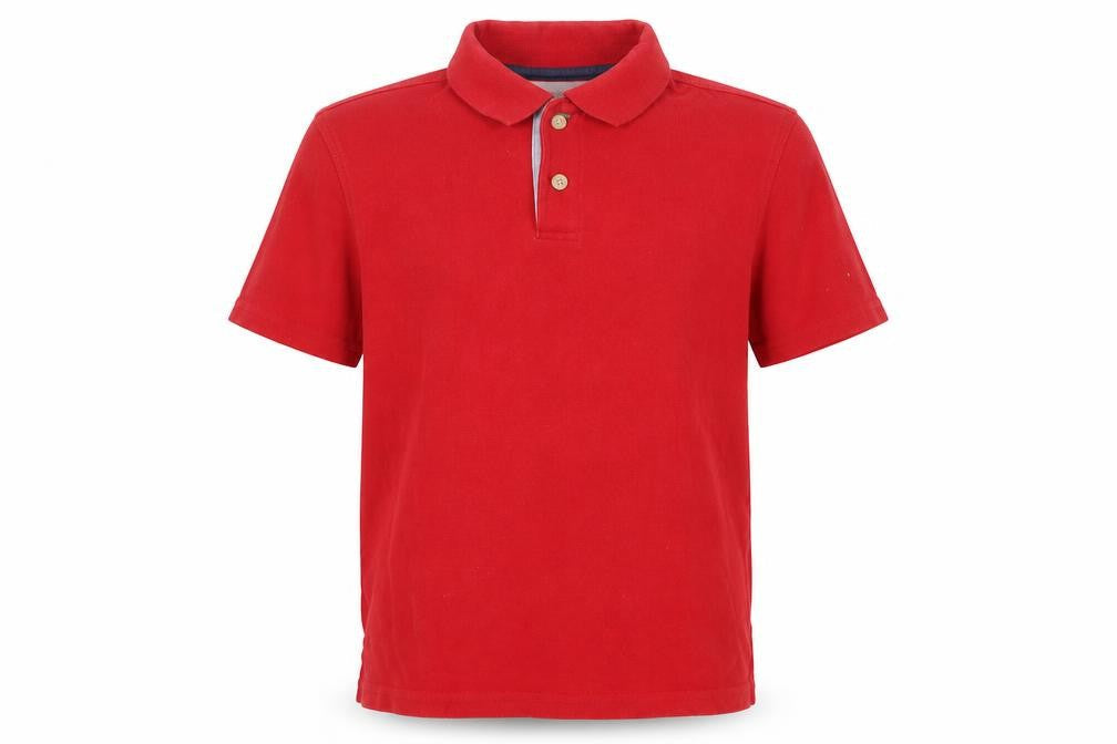 Tommy Hilfiger Boys Red Polo Shirt S Regular Fit