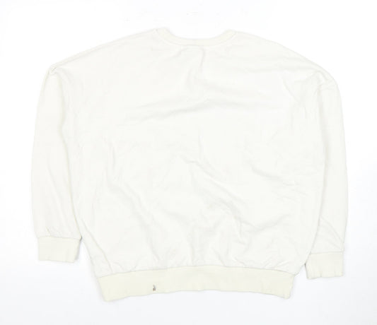 Disney Unisex Ivory Pullover Sweatshirt Size 10