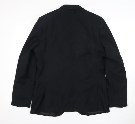New Look Men's Black Regular Fit Blazer Size 40R