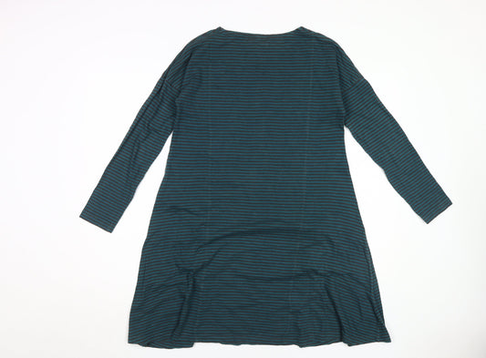 Seasalt Women's Multicoloured Striped Swing Dress, Size 8, Casual